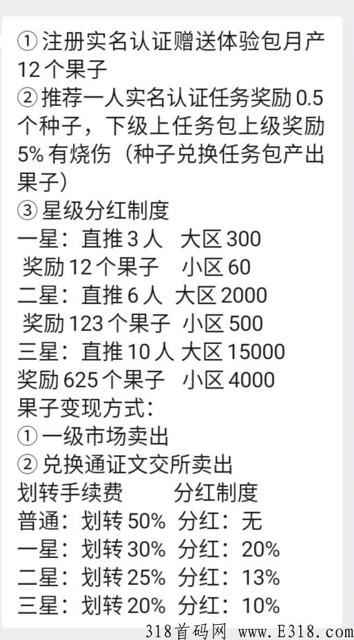 首码果农生活，排线兜底3星