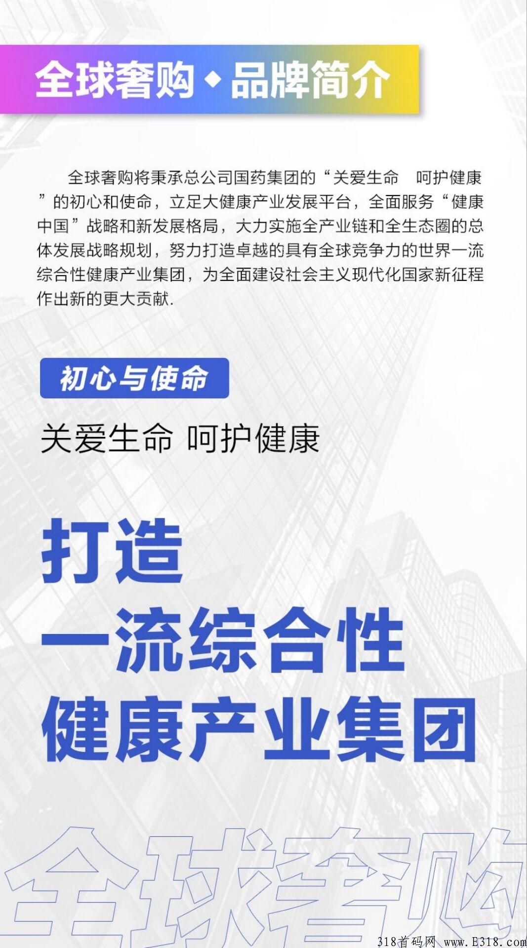 【全球奢购】市场部对接，跨年黑马项目，APP已上架应用商店