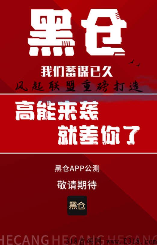 黑仓全网预热中，年底最后一个引爆市场的项目，欢迎各路团队长入伙
