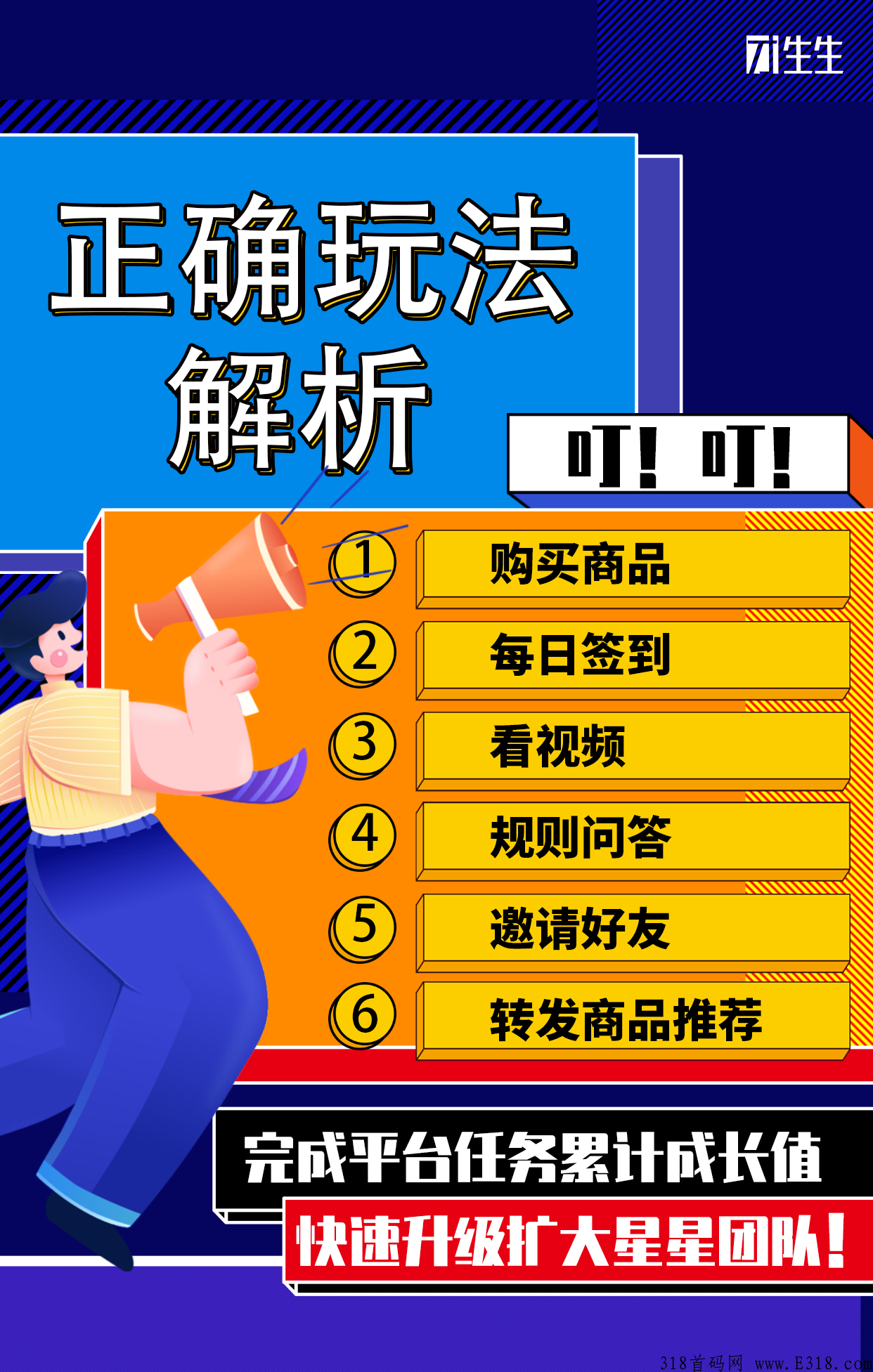 团生生首码项目，真正躺赚靠谱真实好项目，平台自动送人脉天天有收益