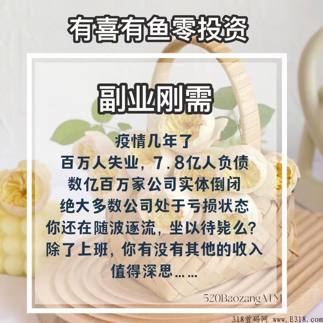 2023新项目0投资有喜有鱼
