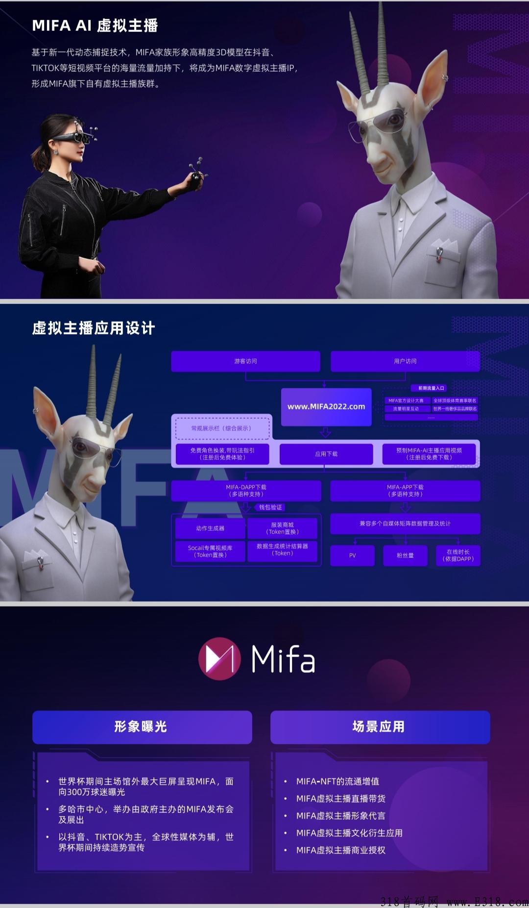 卡塔尔世界杯，天王项目，NFT赋能AI虚拟主播，市场部统一对接