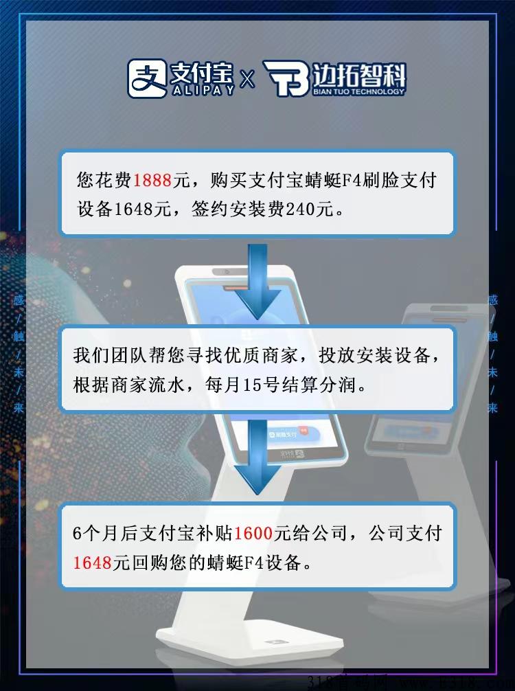 地推拉新实体项目，无需你推广管理，保本有收益，每月15号享商家流水奖励