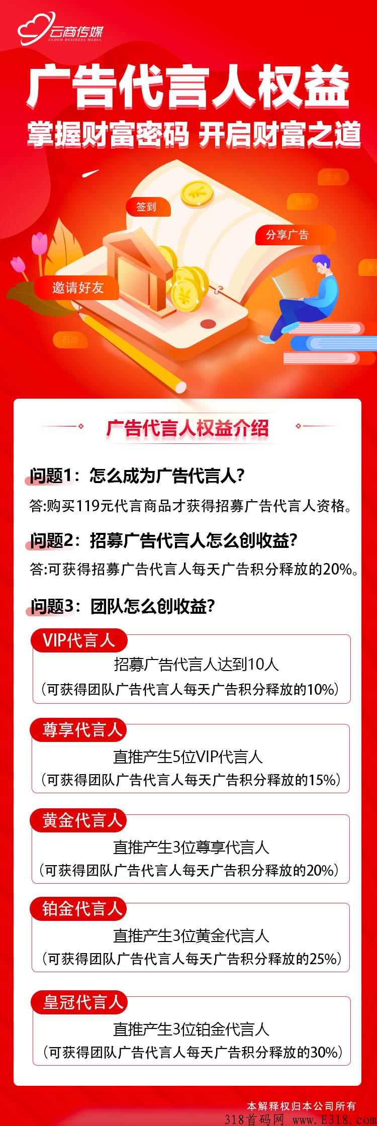 云商传媒，全网最新模式，保证跨年，高扶持