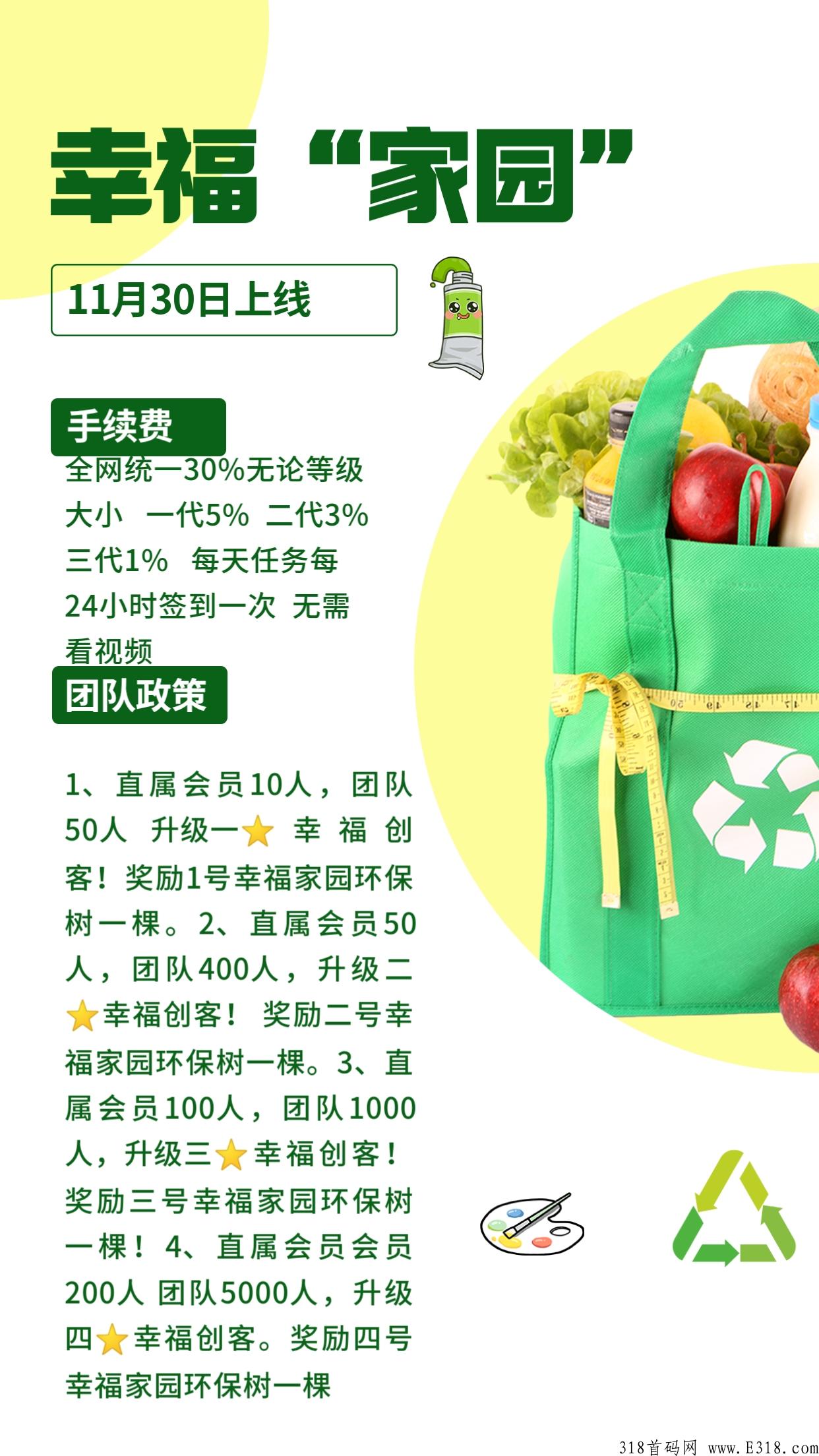 幸福家园市场部首码全网最高扶持