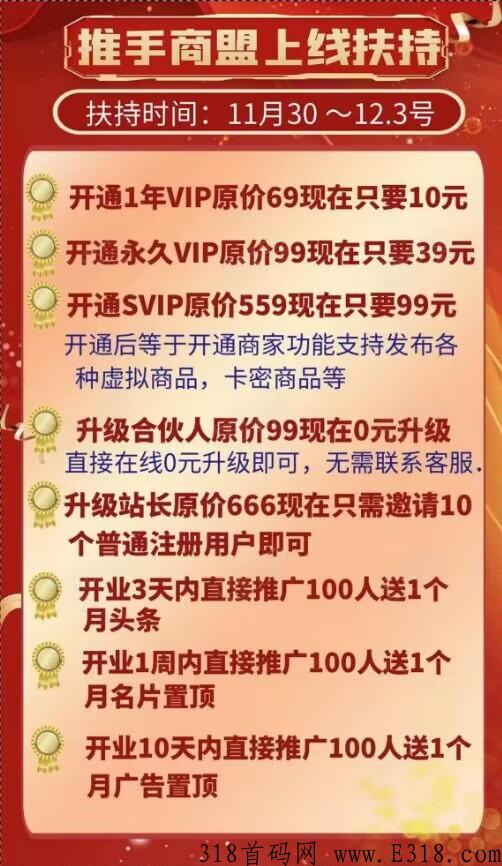推手商盟对接全网团队长