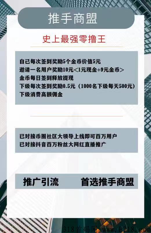 推手商盟对接全网团队长