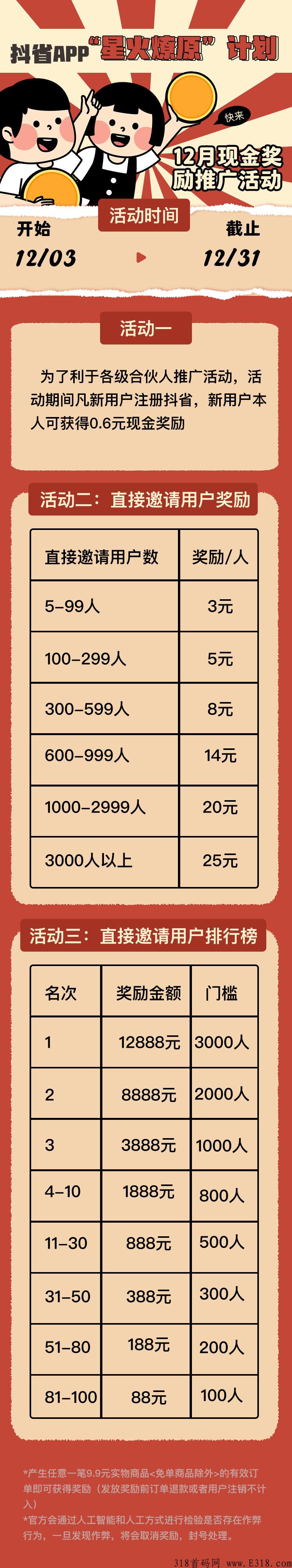 抖省app送奔驰啦，拉新每人送25元现金奖励