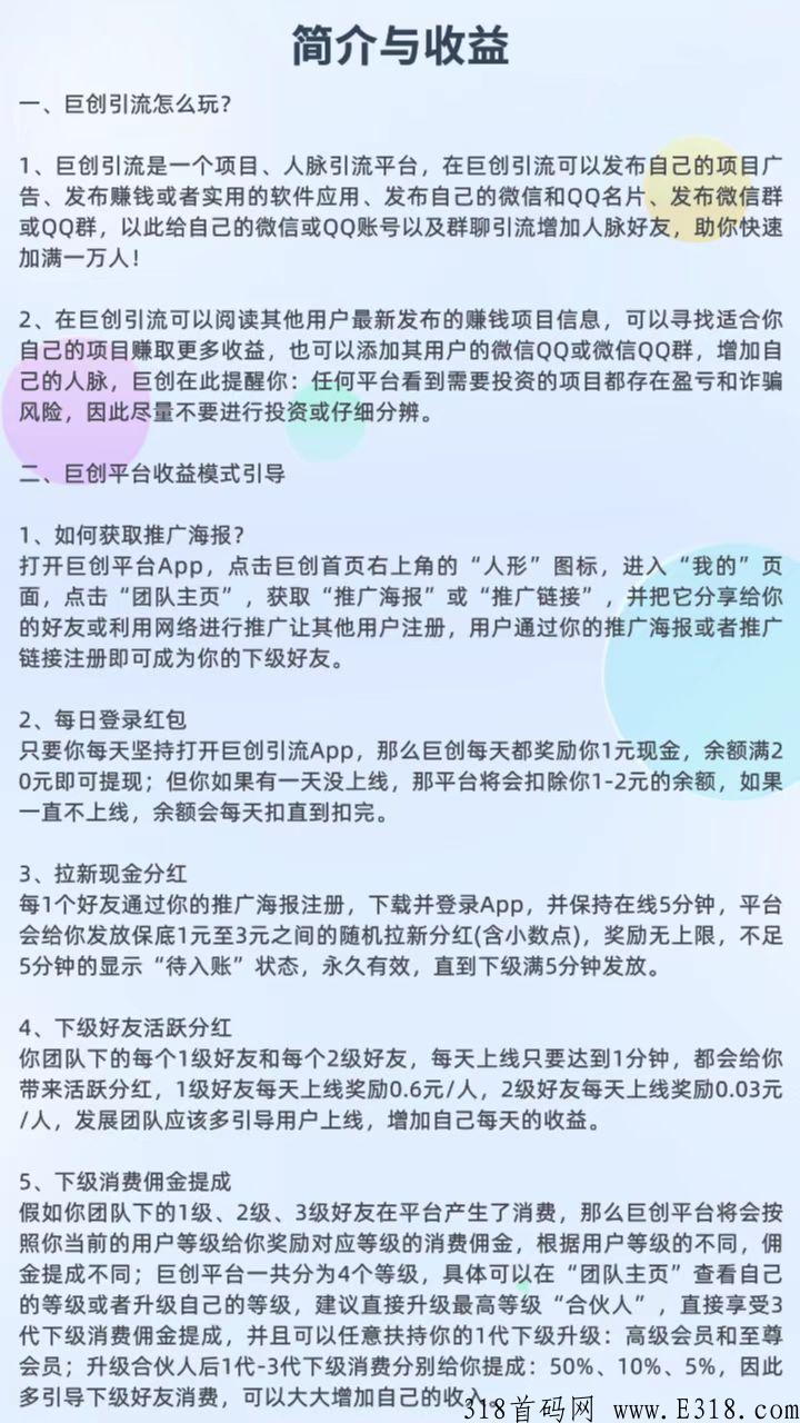 巨创引流最大流量平台