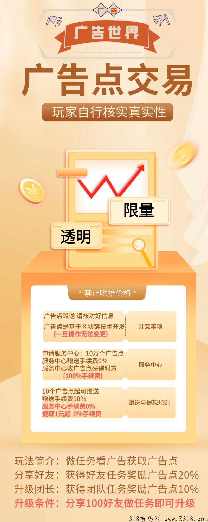 首码广告世界，火爆来袭，一天撸很高