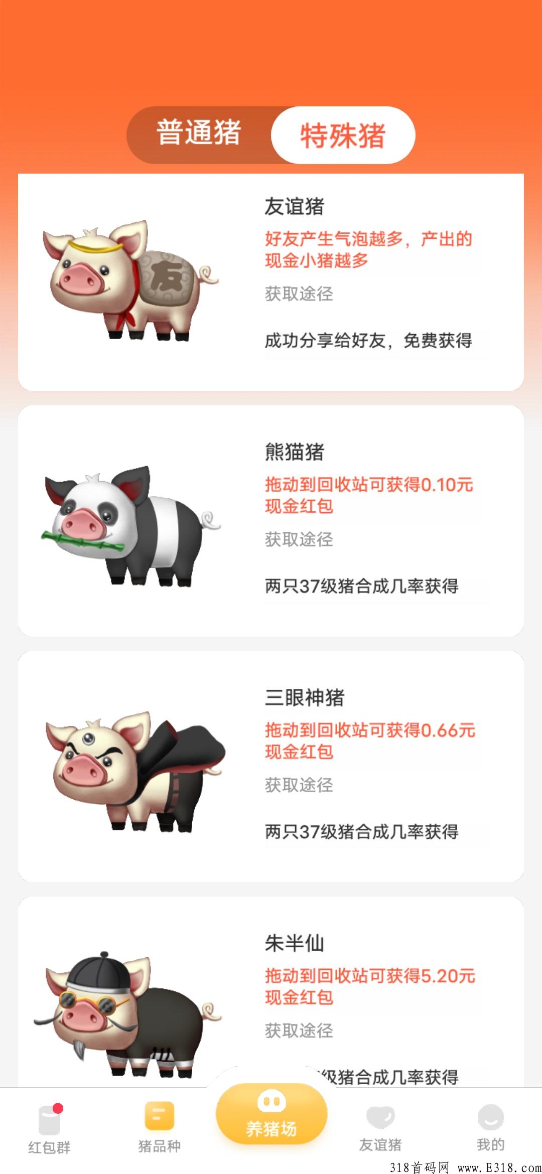 首码村长养猪场，收益高