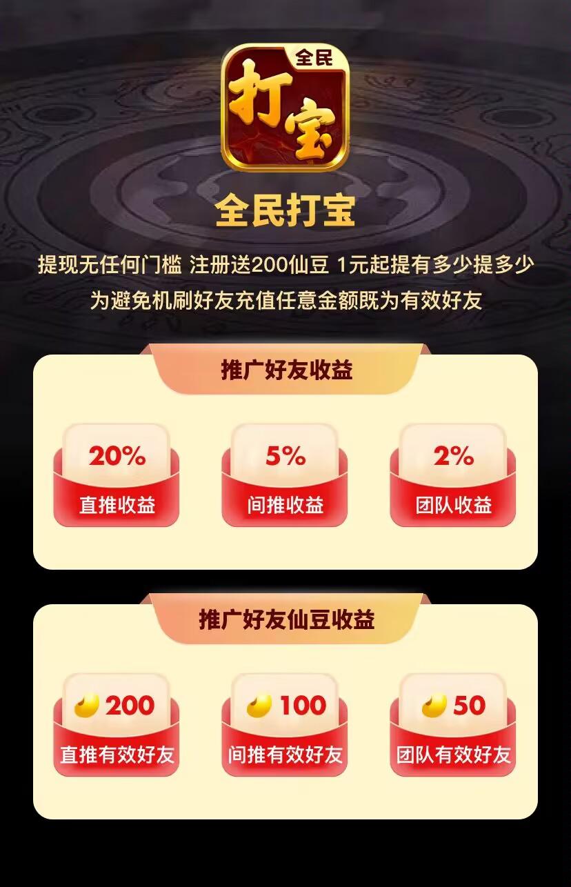 全民打宝首码刚出，合成分奖励，项目天花板