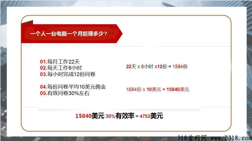 海外问卷调查赚米吗？