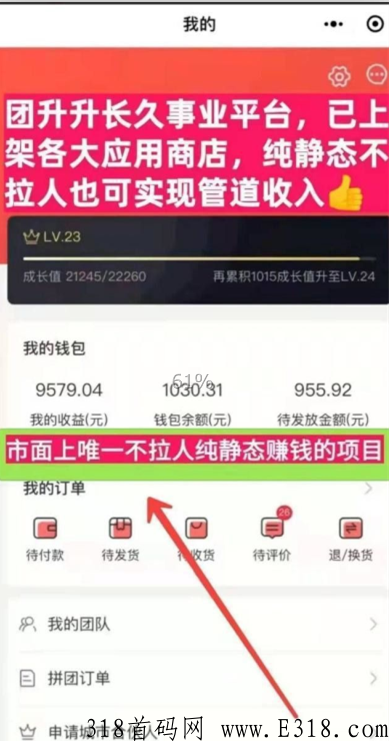 团生生，无需缴纳任何费用，团队自动裂变，平台送团队