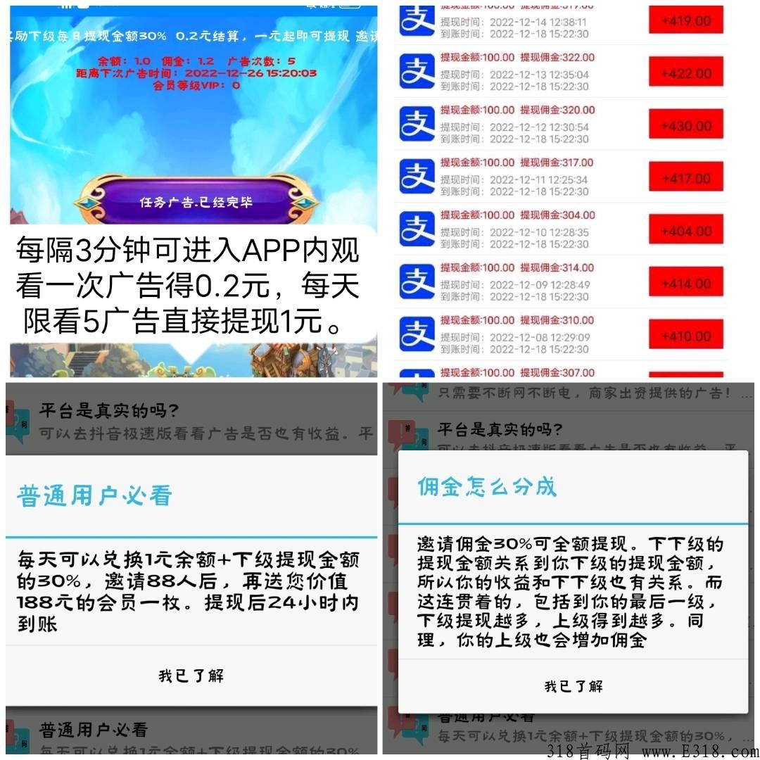 新首码项目，天花板，速度来撸