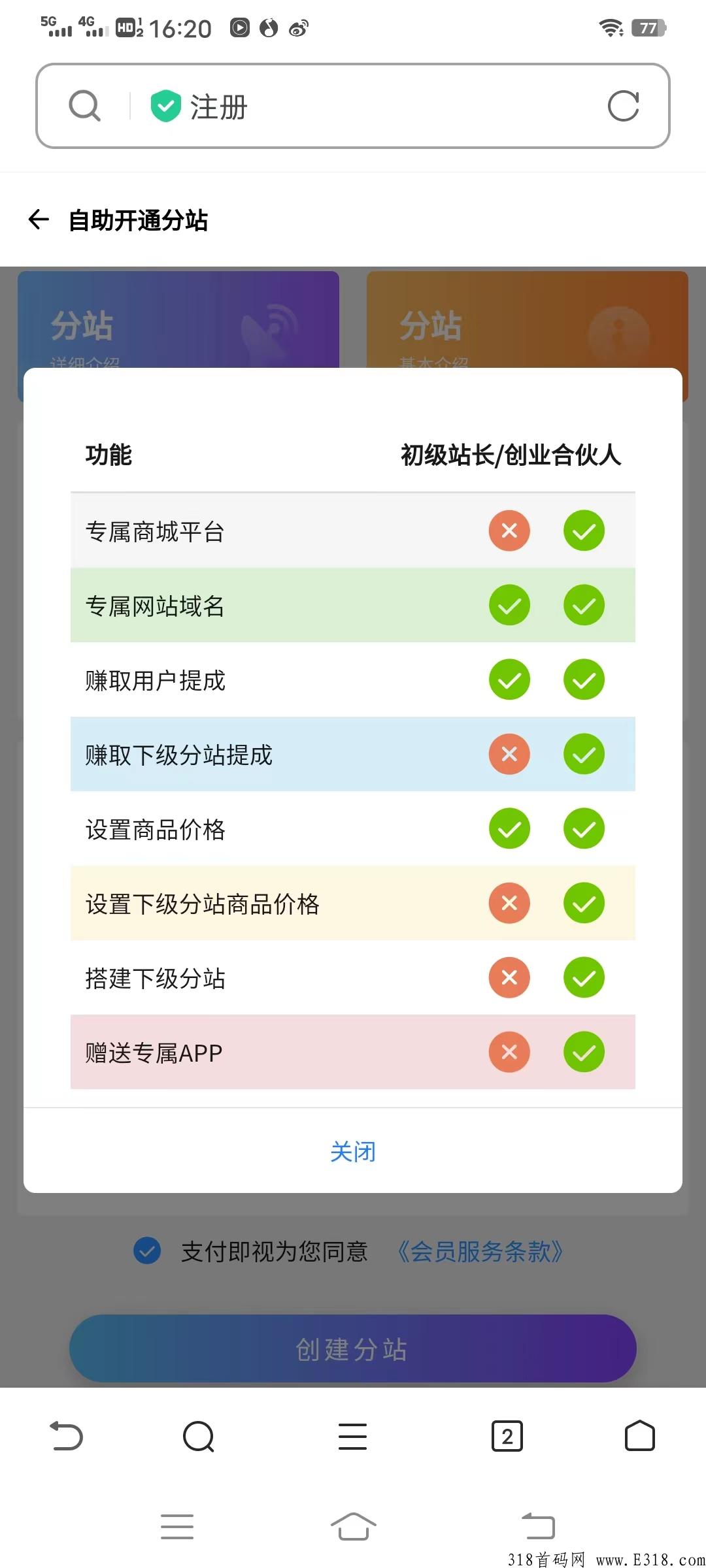 虚拟资源站【限时低价开通创业合伙人，仅限前5位】