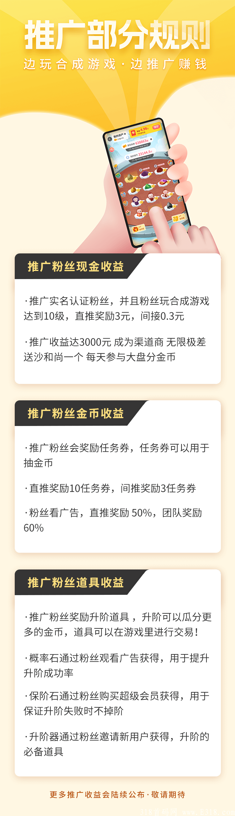 金币世界奖券模式，高扶持