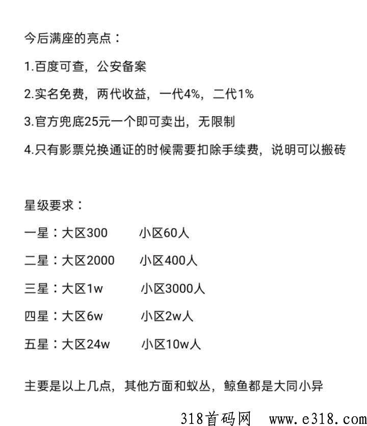 今后满座公测即将上线，排线兜底一星，对接各大团队长