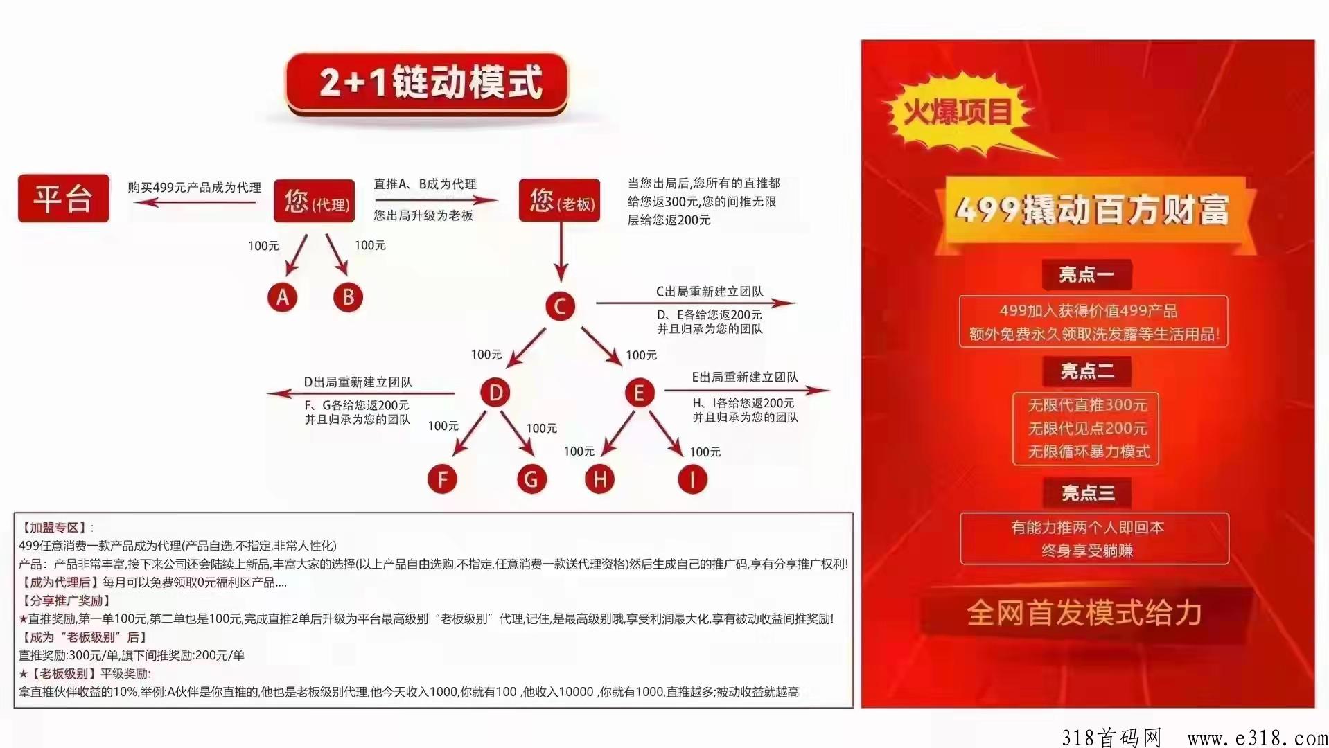 陆亿人网络，链动2+1系统模式分析