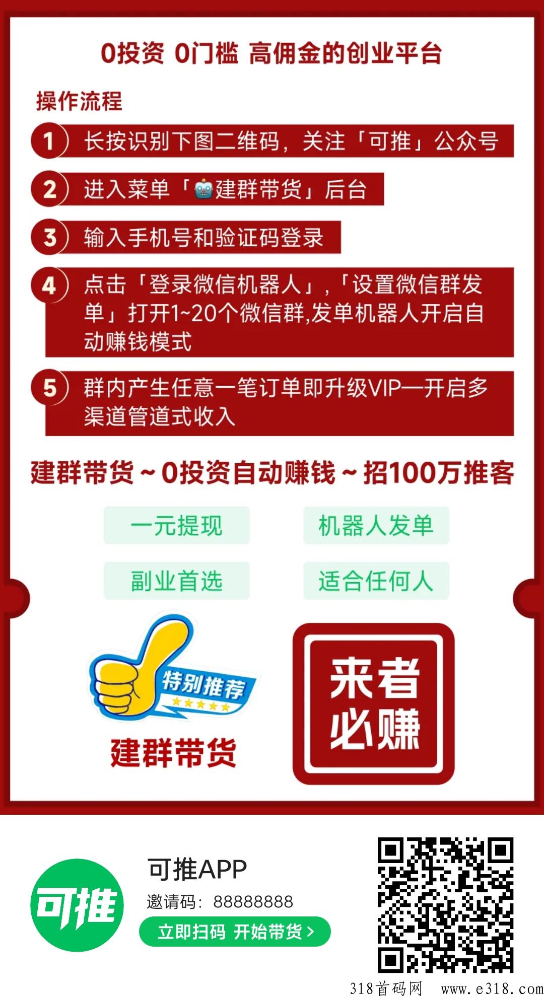 可推带货赚米是真的吗？是否值得去做？答案揭晓！