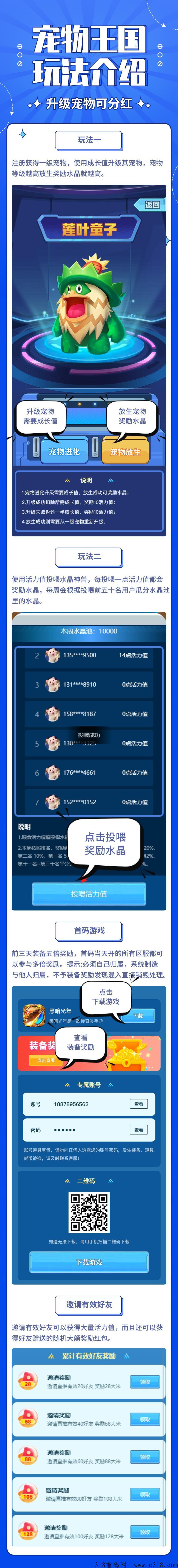 宠物王国首码，天花板，收益远超同类