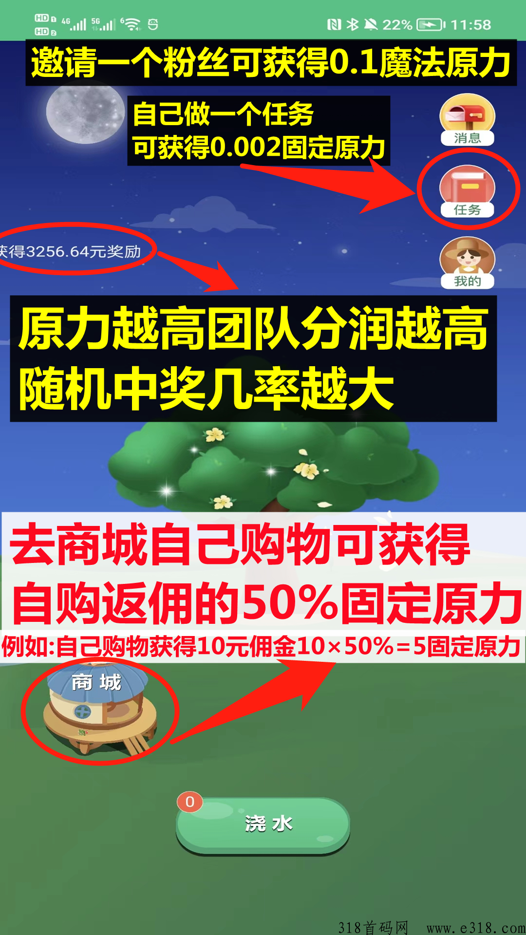 首码【未来世界】全网最牛的f红项目，注册就f红，躺赚模式！