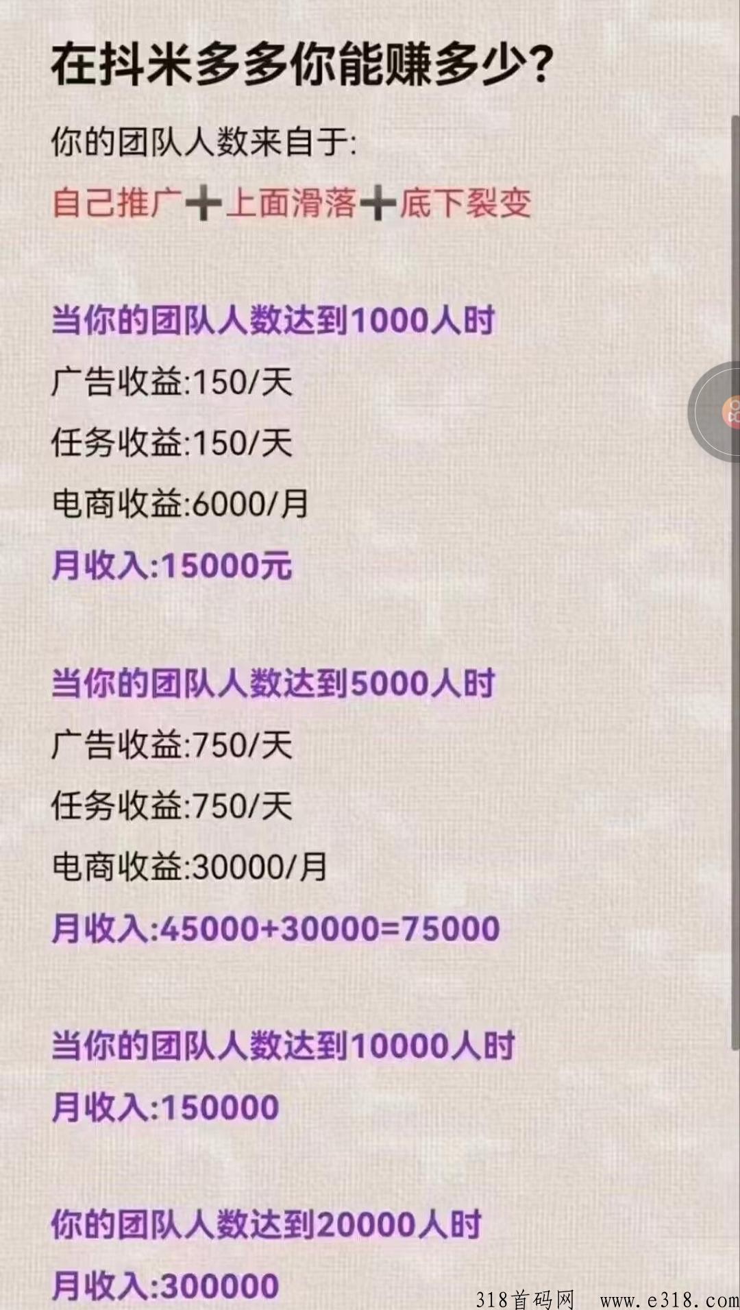 抖米多多APP首码站位，纯撸项目