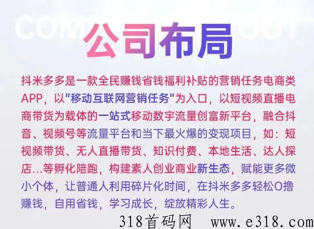抖米多多超级王者，电商+广告+任务，月入收益高，你了解多少？