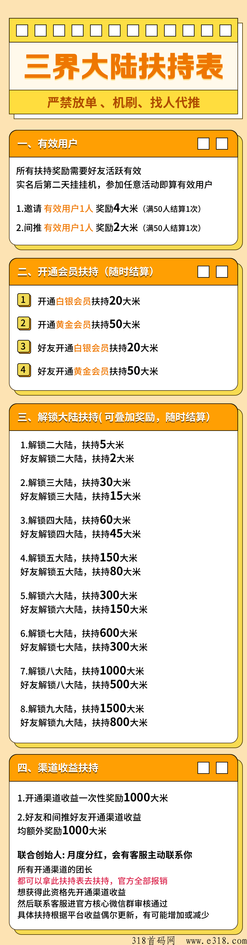三界大陆，全新模式