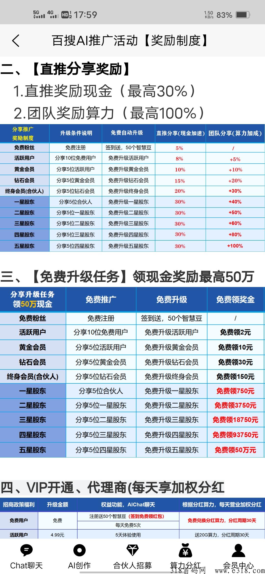 百度AI推广活动，推广下级签到送10智慧豆