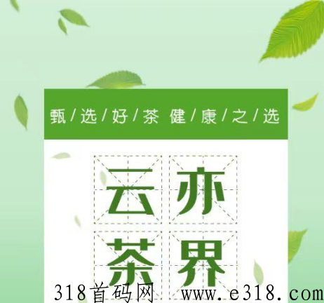 云亦茶界首码，茶产业电商平台，公司主要涉及茶及食品等行业领域
