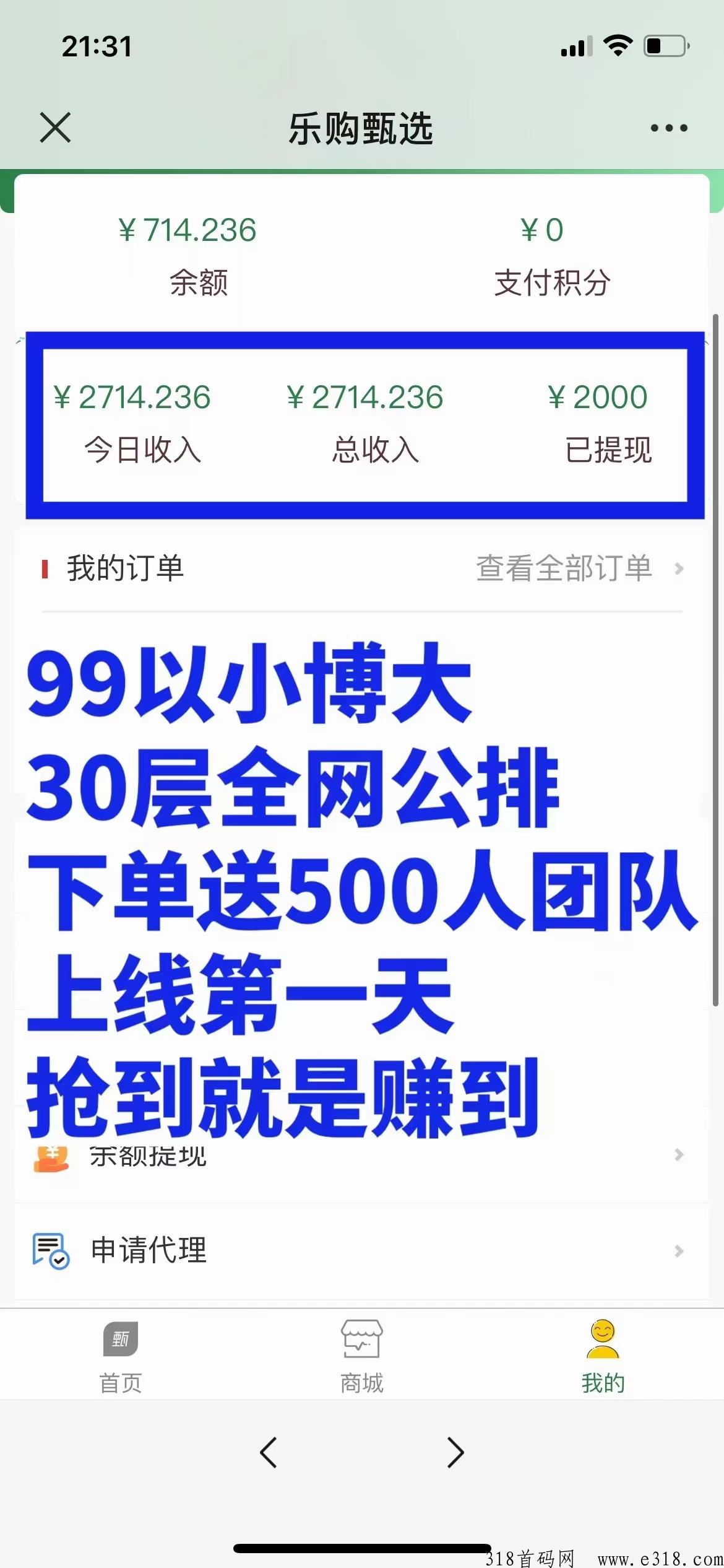 乐购甄选，王炸项目，躺平模式