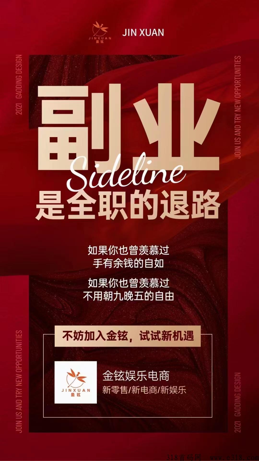 金铉商城，娱乐电商是趋势中的新星，市场空白，容易推广，即做即得