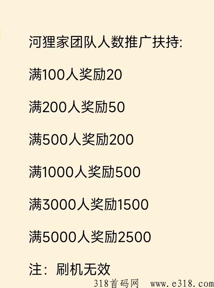 河狸家v信项目，团长扶持高