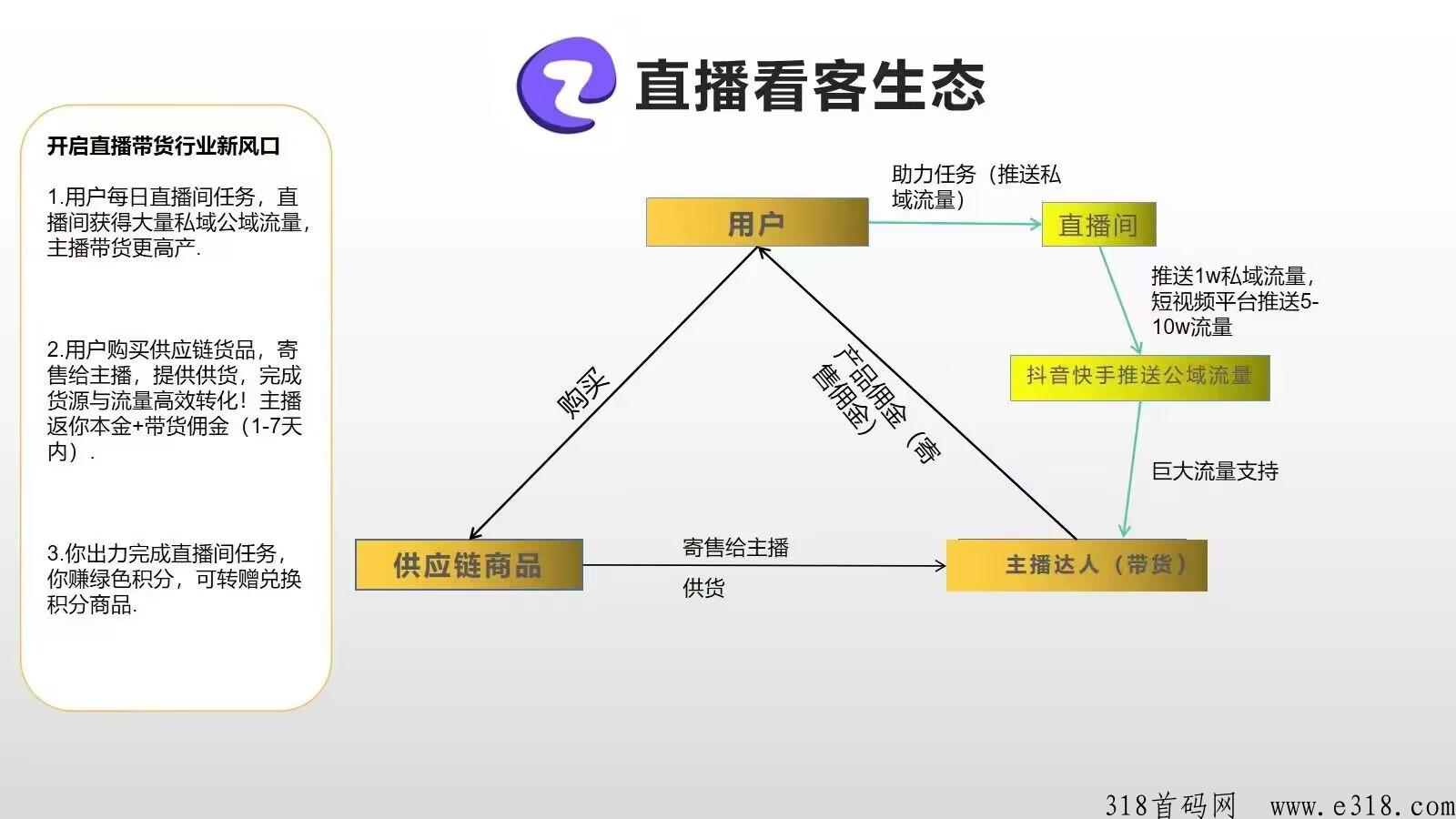 直播看客，新型双模式运营项目