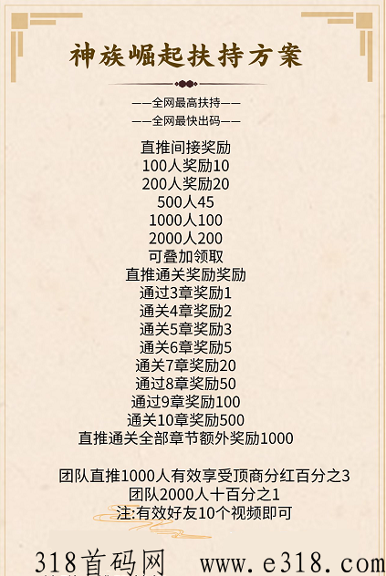 神族崛起，不实名，高扶持招长期玩家