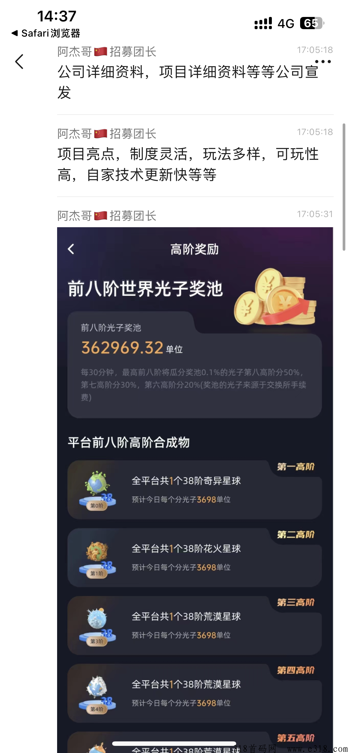 新合成项目大盘
