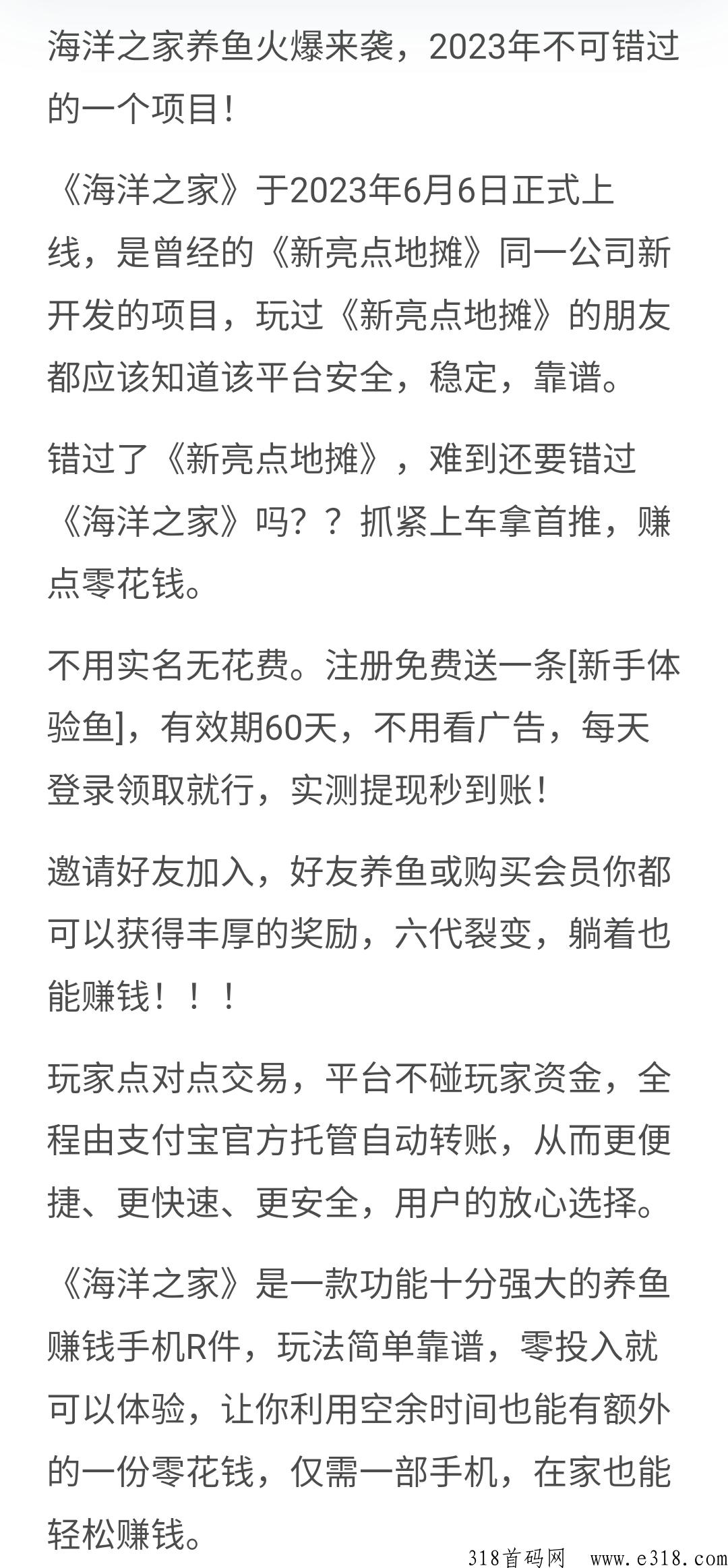 海洋之家，稳三年