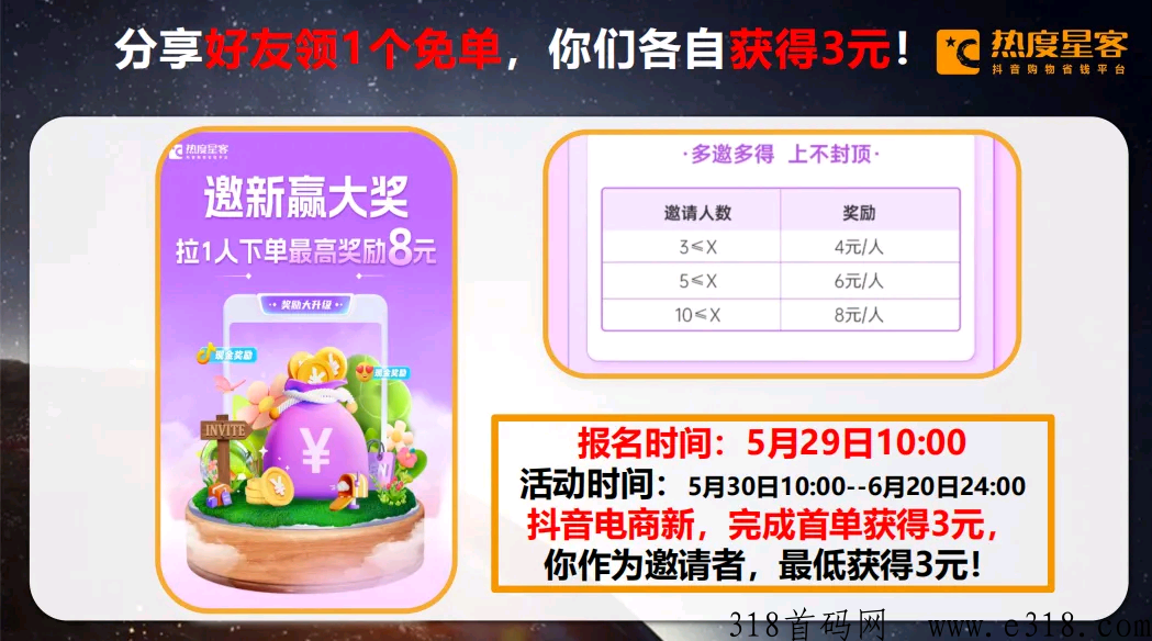 热度星客今年618，打响d音超级第一枪！快来搞