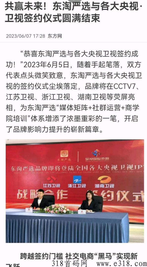 东淘严选长久正规项目