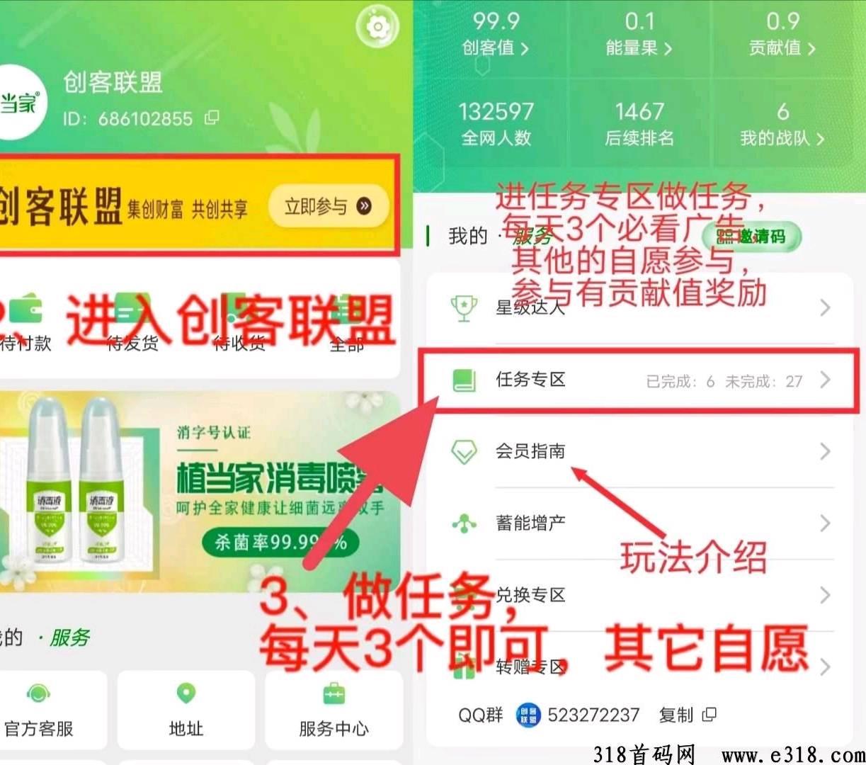 植当家项目，选择比努力更重要，区县代理可以众筹，你下载体验