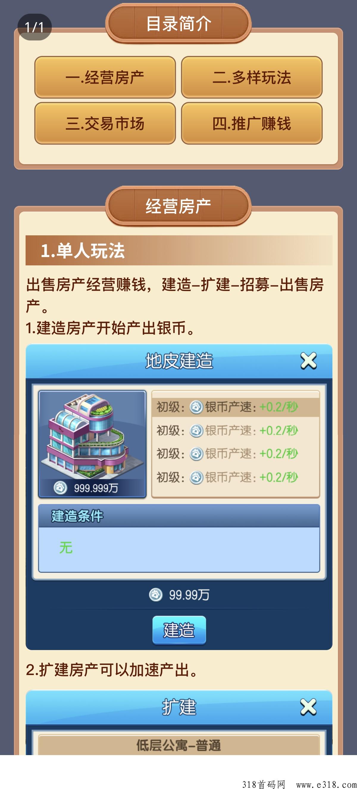 开局送你一栋楼，怎么经营？全靠自己！