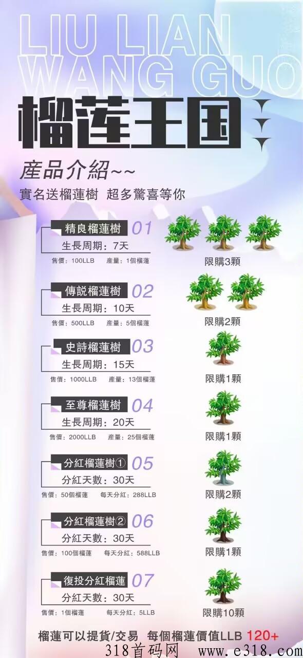 榴莲王国！免费榴莲寄回家，高扶持