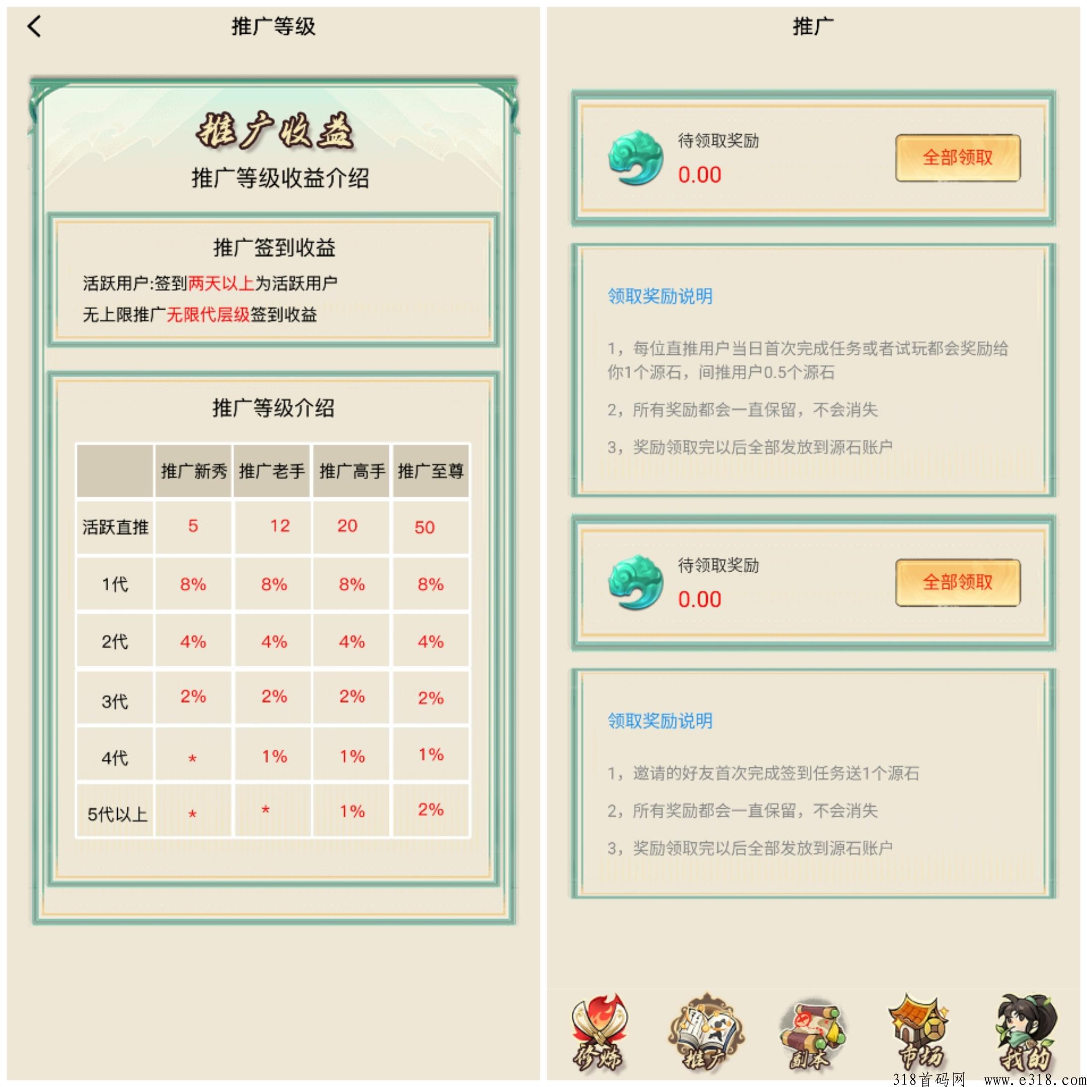 首码，遮天世界，双收益分红项目，r入几百元，全程零投资