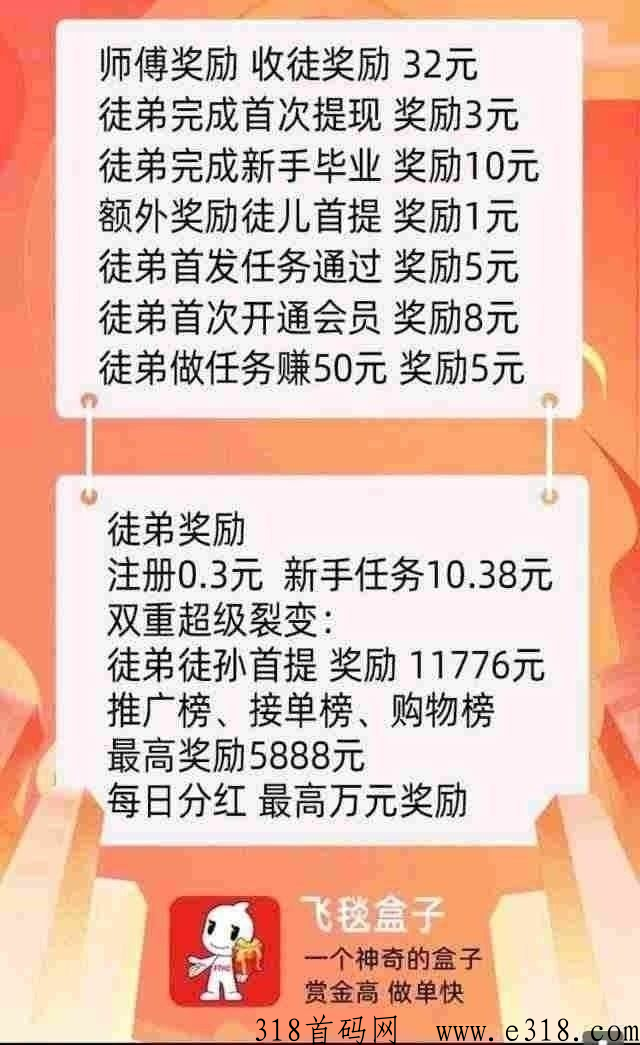 飞毯盒子最新正规悬赏任务平台