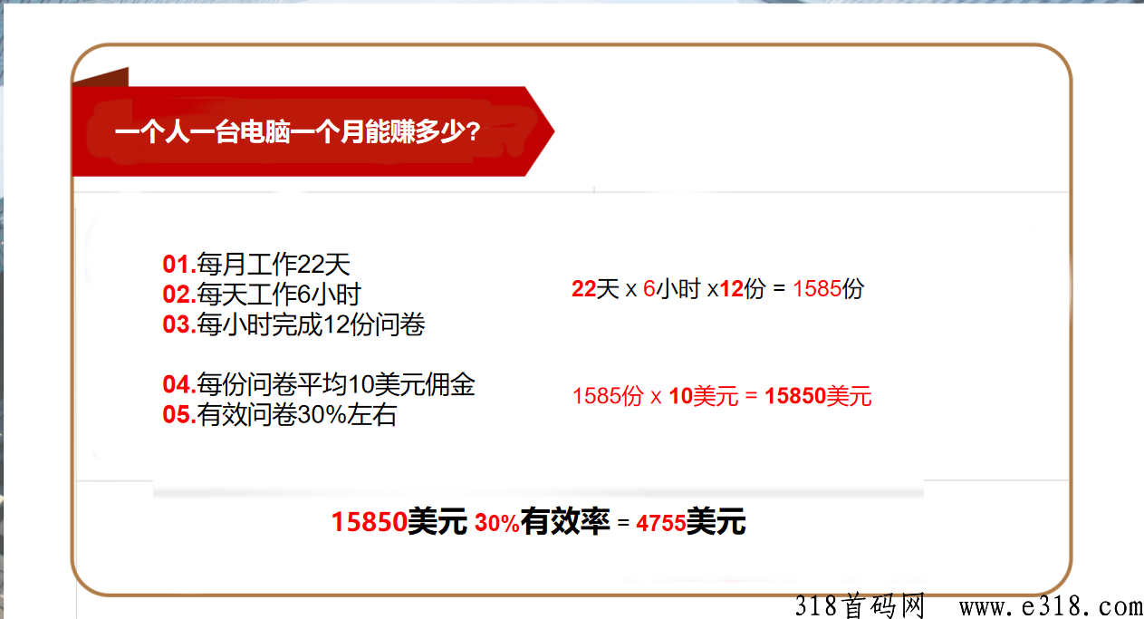 亚马逊，海外问卷调查
