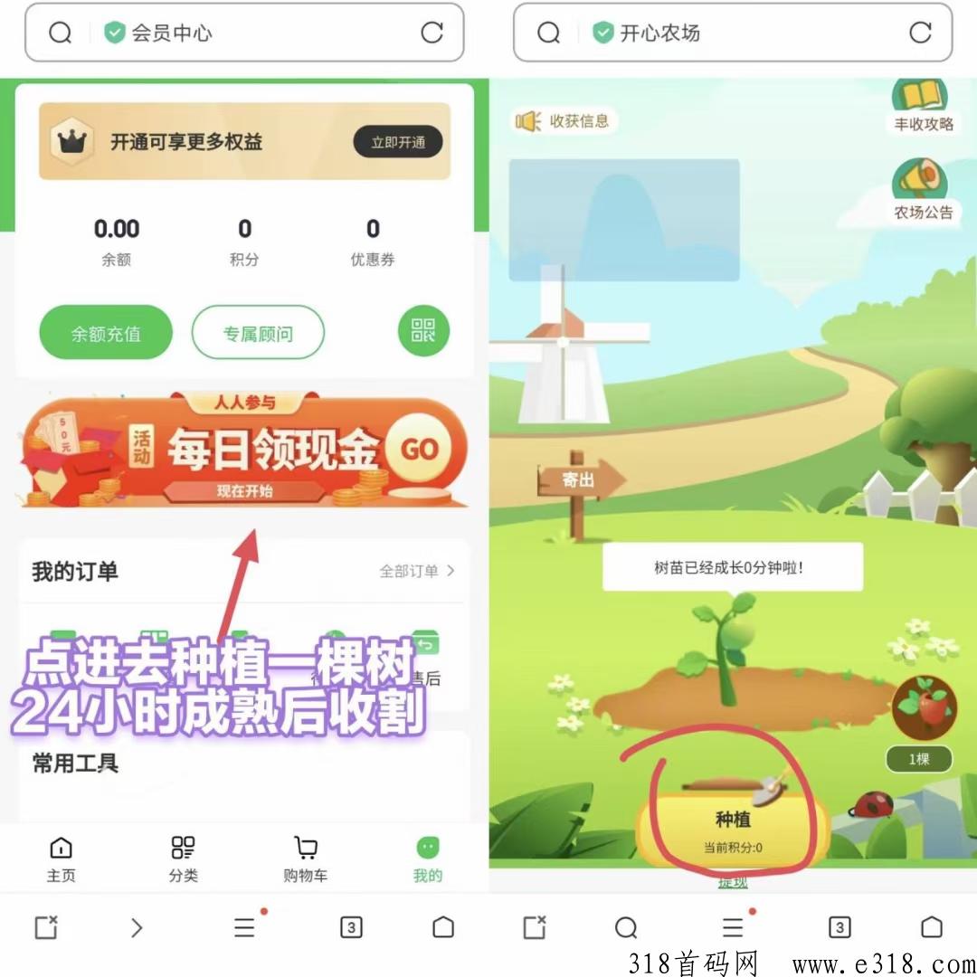 亿点点《分h模式，每天签到》不用实名，免费撸