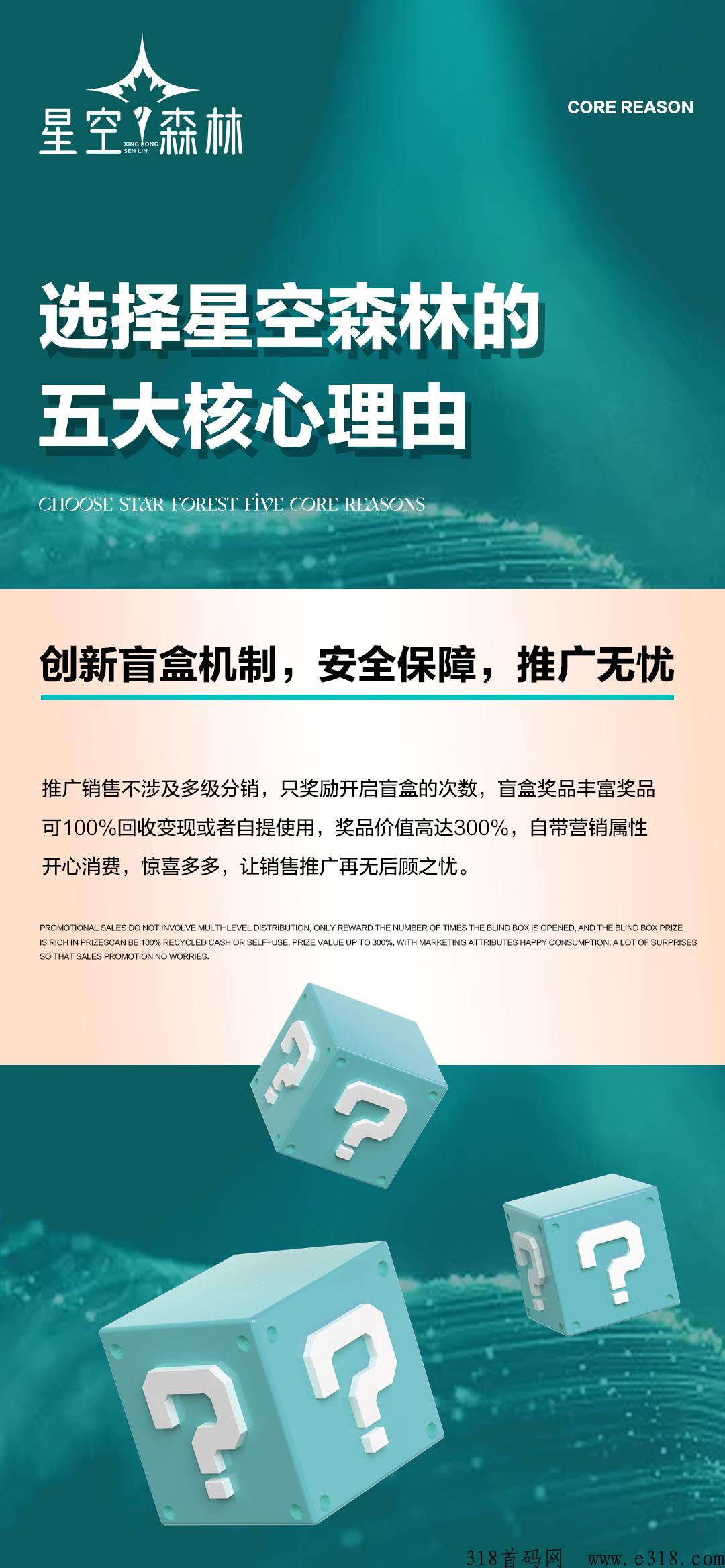 星空森林，上市公司，全新模式，全网对接