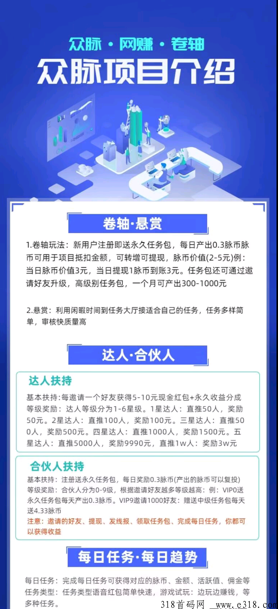 众脉，送永久任务包，产出的脉豆可转赠，可提