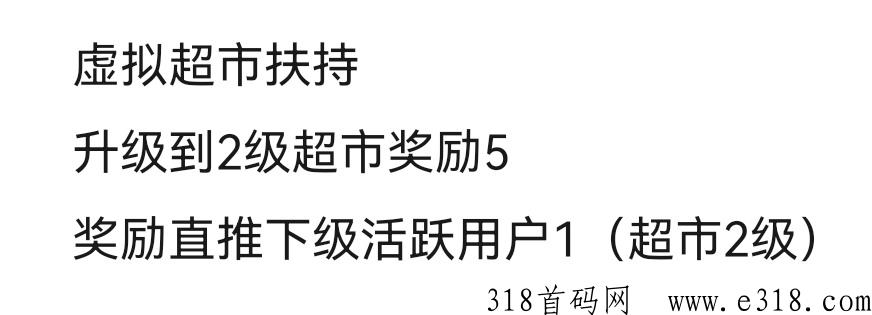 虚拟超市！无会员！三大优势，模式稳定且长久